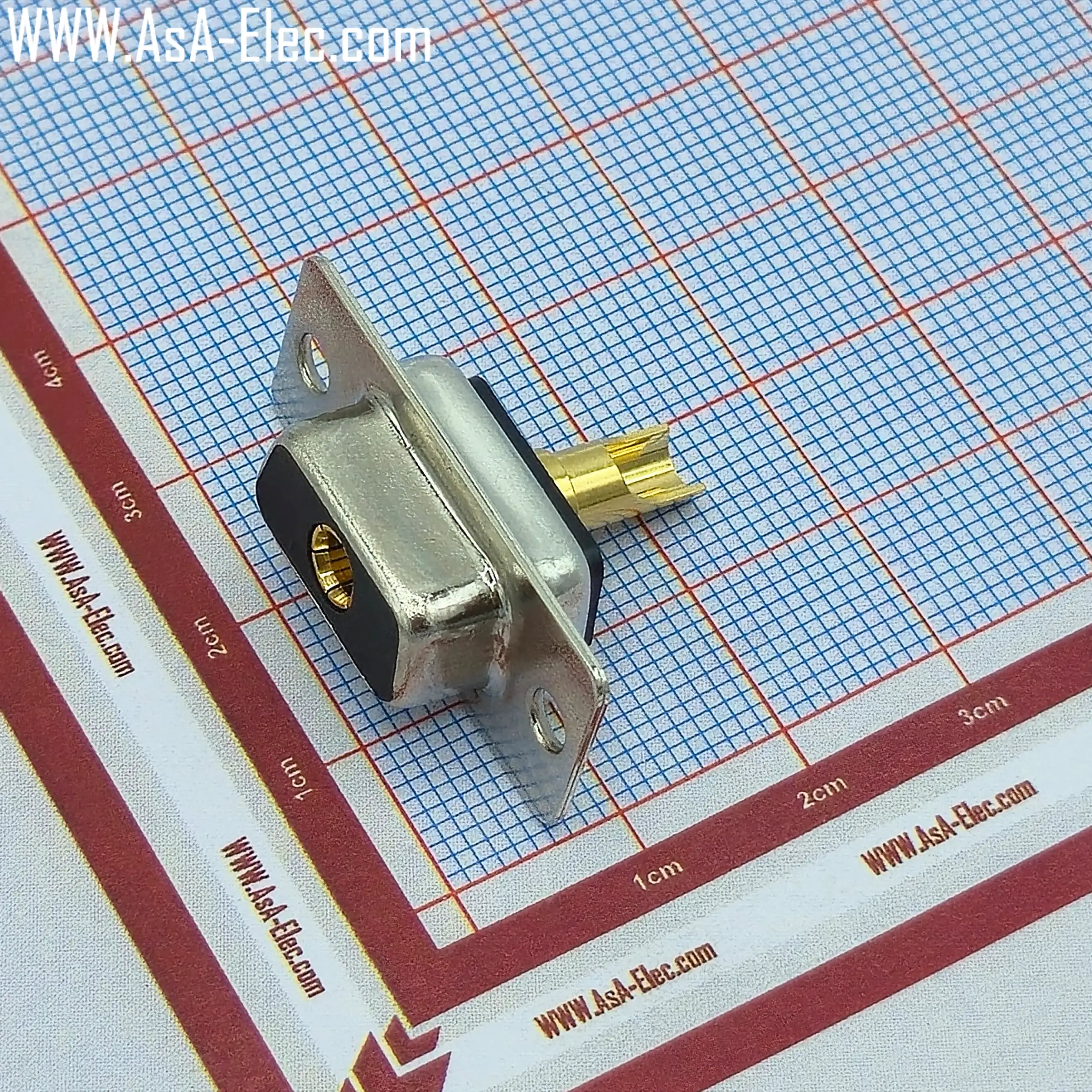 Coaxial D-SUB 1W1 FEMALE Solder Cup
